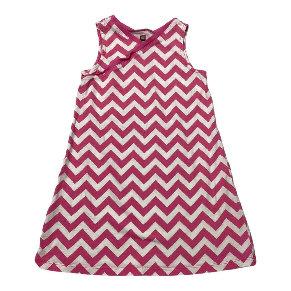 Girls Tea Collection Chevron Dress  Size 6